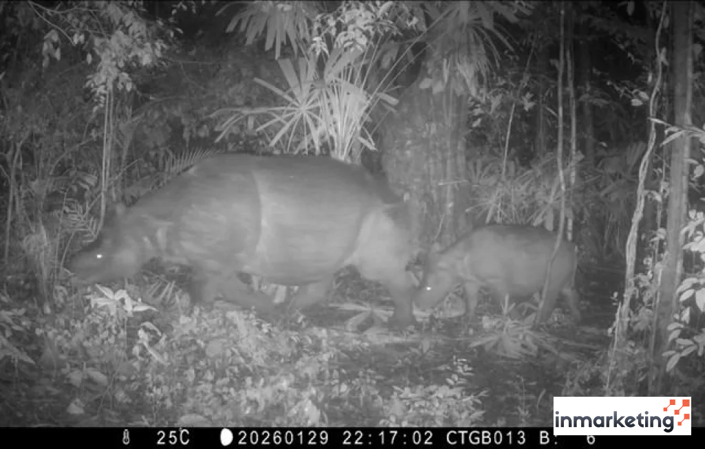 Anakan Badak Jawa Ujung Kulon