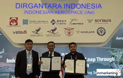 ekspor drone PTDI Frogs Indonesia