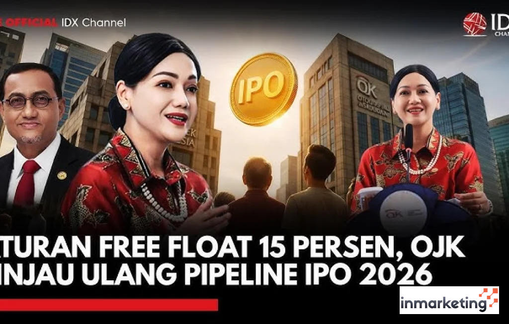 free float 15 persen