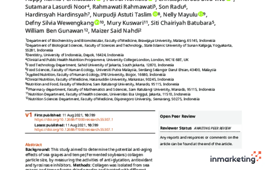 tempe sebagai anti aging