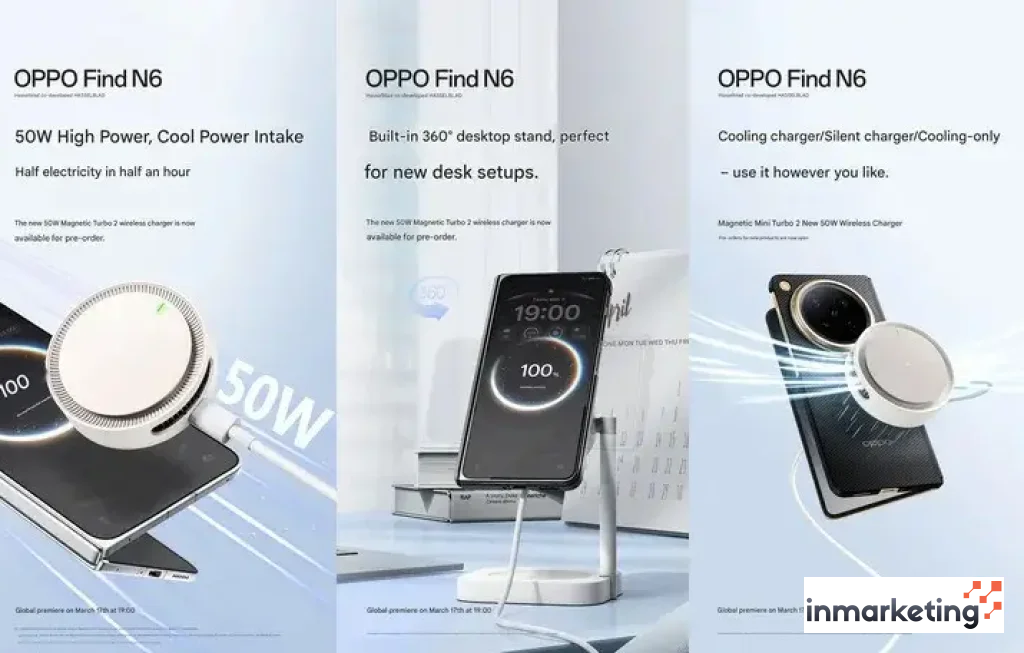 OPPO Find N6 Aksesoris Magnetik